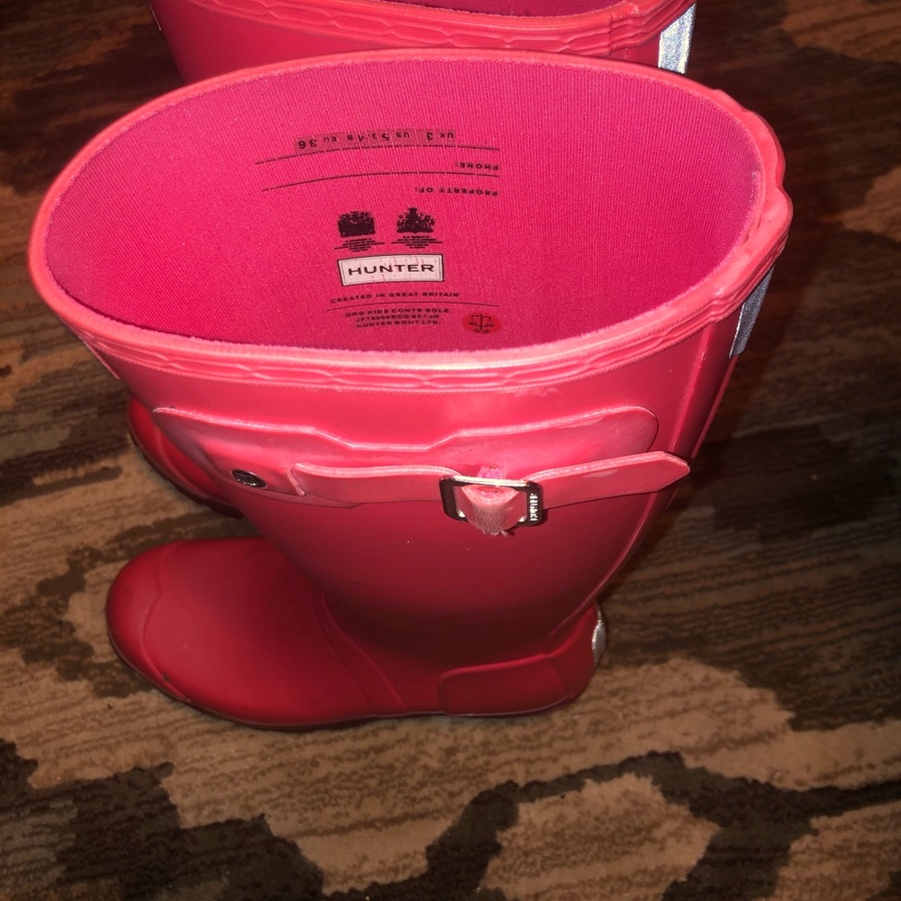*Hunter* Tall Rain Boots (Big Girl, Size 4) - Picture 4 of 5